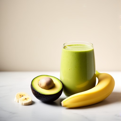 Banan- och Avokadosmoothie – receptbild