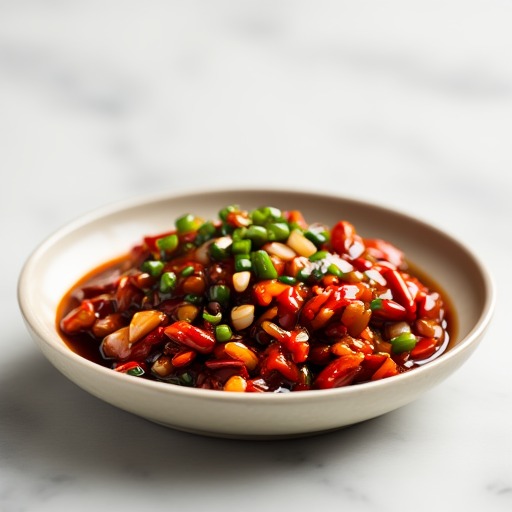 Chilisås med kinesisk soya och vitlök – receptbild