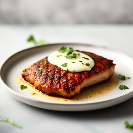 Fläskfilé Texmex med majspudding – receptbild