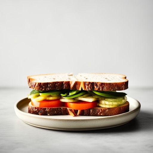 Hallon och Krusbär Sandwich – receptbild