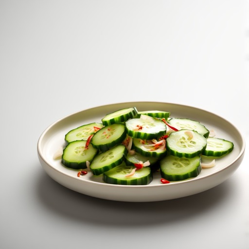 Het gurksallad med salladslök och chili – receptbild