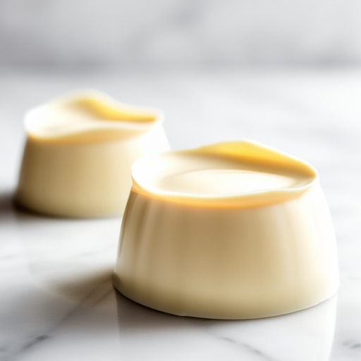 Klassisk vit chokladmousse – receptbild