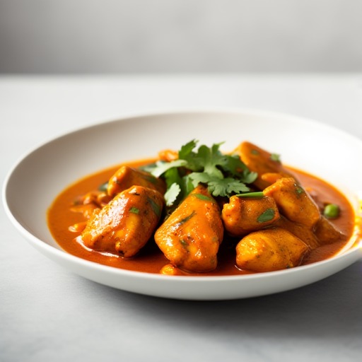 Kyckling i röd curry – receptbild