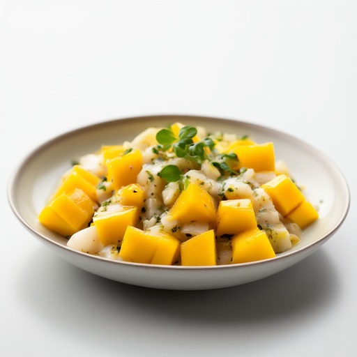 Lax- och mangosallad – receptbild