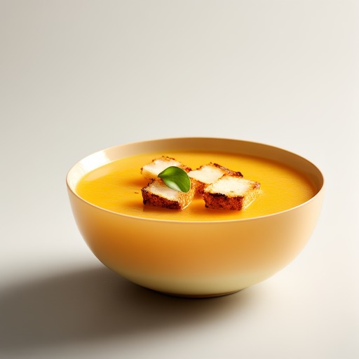 Melonsoppa med spröd parmaskinka – receptbild