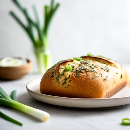 Örtbröd med gräslök – receptbild