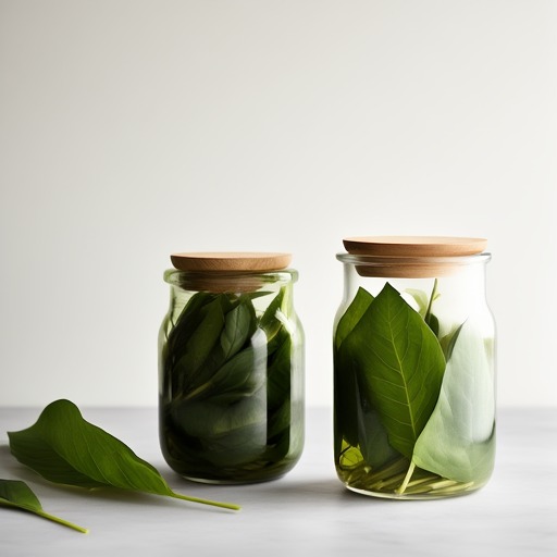 Örtsalt konsten att bevara gröna blad till eftervärlden – receptbild