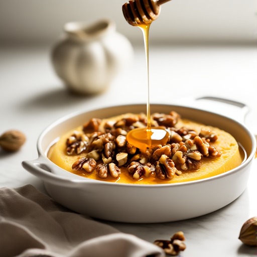 Ugnsäpplen med valnötter och honung – receptbild