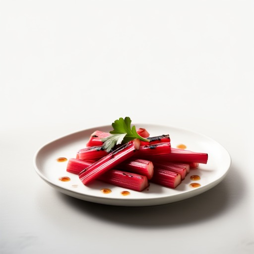 Ugnsbakad Rabarber – receptbild